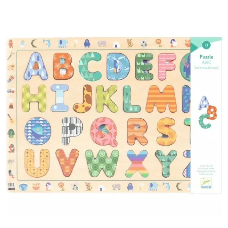 Solid Wood Educational Toys with a Math - Problem - Solving ChallengeDjeco Wooden Puzzle ABC - Educational Toy 3 yrs + Solid Wood Educational Toys with a Math - Problem - Solving ChallengeDjeco Wooden Puzzle ABC - Educational Toy 3 yrs +