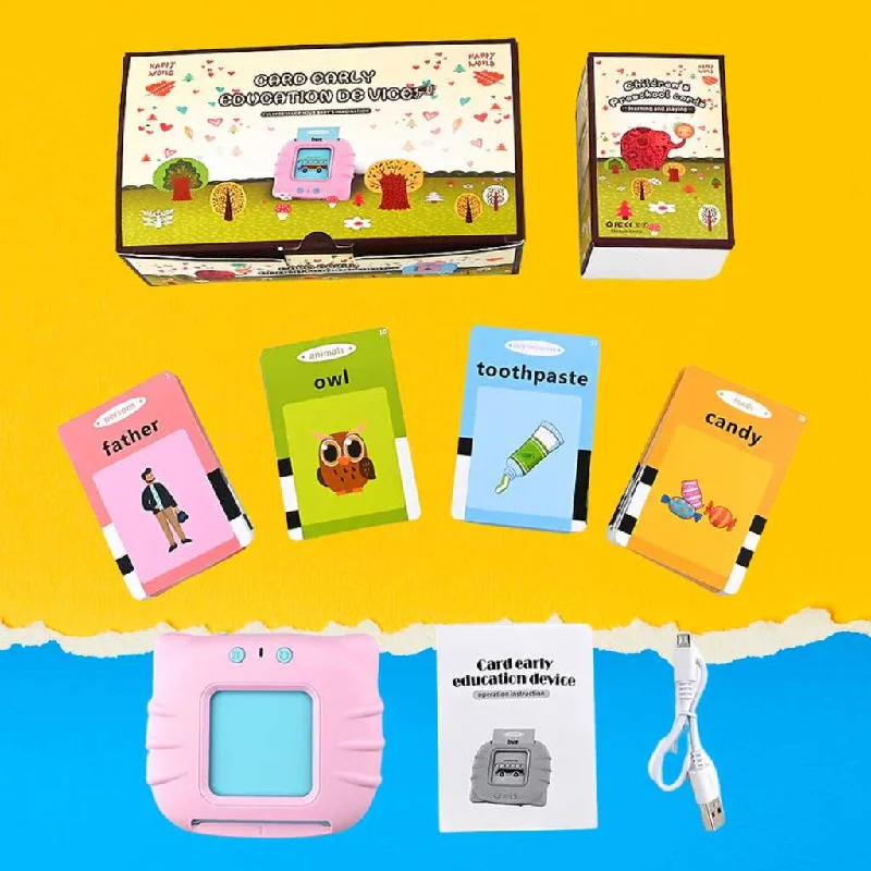 Natural Wood Educational Toys with a Magnetic Puzzle Design for Brain TrainingExciting Learning Aid: DODKart's Talking Flash Cards Natural Wood Educational Toys with a Magnetic Puzzle Design for Brain TrainingExciting Learning Aid: DODKart's Talking Flash Cards