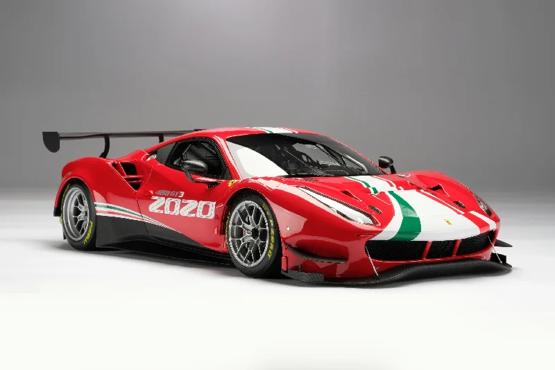 High - Quality Solid Wood Car Models Toys for Car Enthusiast ToddlersFerrari 488 GT3 High - Quality Solid Wood Car Models Toys for Car Enthusiast ToddlersFerrari 488 GT3