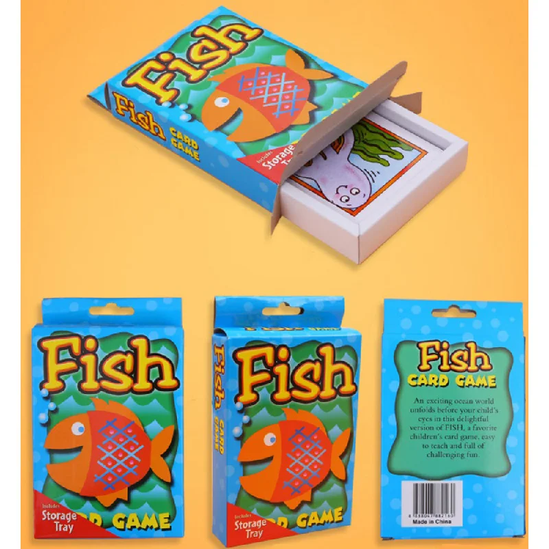Sustainable Solid Wood Educational Toys with a Language - Learning Activity BookFish Card Game Sustainable Solid Wood Educational Toys with a Language - Learning Activity BookFish Card Game