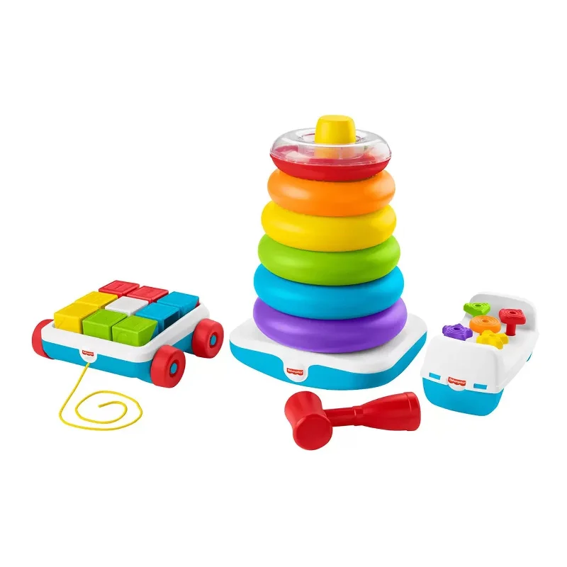 Hand - Painted Wooden Educational Toys in a Historical and Cultural ThemeFisher-Price Rockin' Fun Infant & Toddler Giant Stacking Ring Toy with Accessories Hand - Painted Wooden Educational Toys in a Historical and Cultural ThemeFisher-Price Rockin' Fun Infant & Toddler Giant Stacking Ring Toy with Accessories