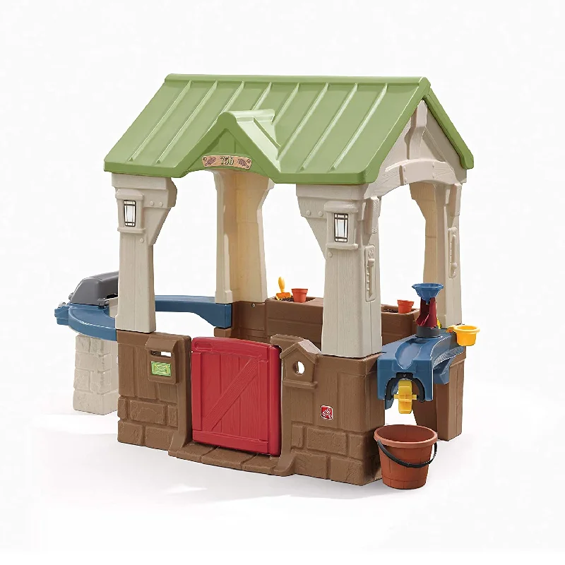 Hand - Made Wooden Educational Toys with a Space - Exploration Simulationgallery Step2 Great Outdoors Playhouse, with Built-In Grill and Garden Area, Hand - Made Wooden Educational Toys with a Space - Exploration Simulationgallery Step2 Great Outdoors Playhouse, with Built-In Grill and Garden Area,
