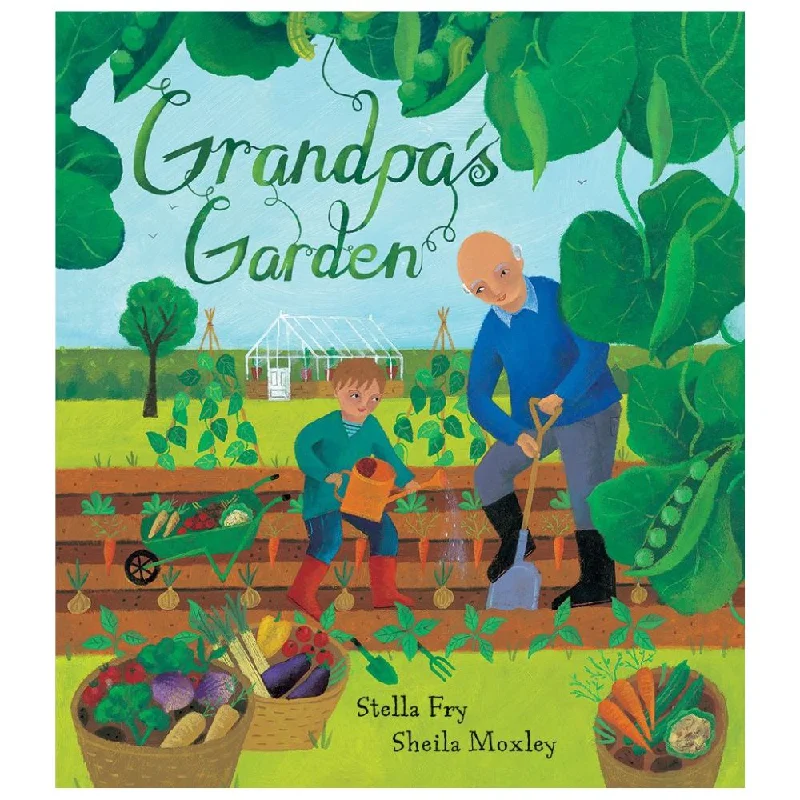 Sustainable Solid Wood Educational Toys with a Language - Learning Activity BookGrandpa's Garden Sustainable Solid Wood Educational Toys with a Language - Learning Activity BookGrandpa's Garden