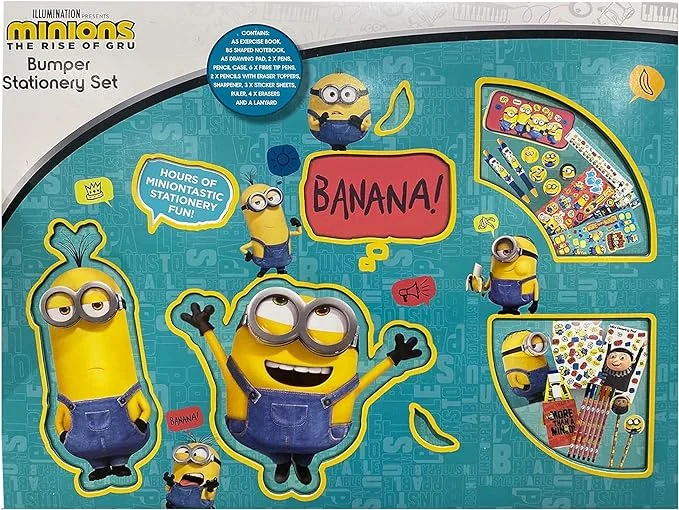 Large - Scale Solid Wood Educational Toys for Group Learning and CollaborationIllumination Presents Minions The Rise Of Gru Bumper Stationery Set, 24 Pieces Large - Scale Solid Wood Educational Toys for Group Learning and CollaborationIllumination Presents Minions The Rise Of Gru Bumper Stationery Set, 24 Pieces