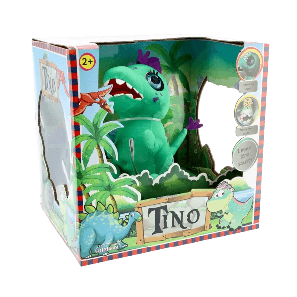 Natural Wood Early Learning Educational Toys for Toddlers' Cognitive DevelopmentInteractive Tino Dino WITH THREE FAIRY TALES IN ENGLISH VERSION Natural Wood Early Learning Educational Toys for Toddlers' Cognitive DevelopmentInteractive Tino Dino WITH THREE FAIRY TALES IN ENGLISH VERSION