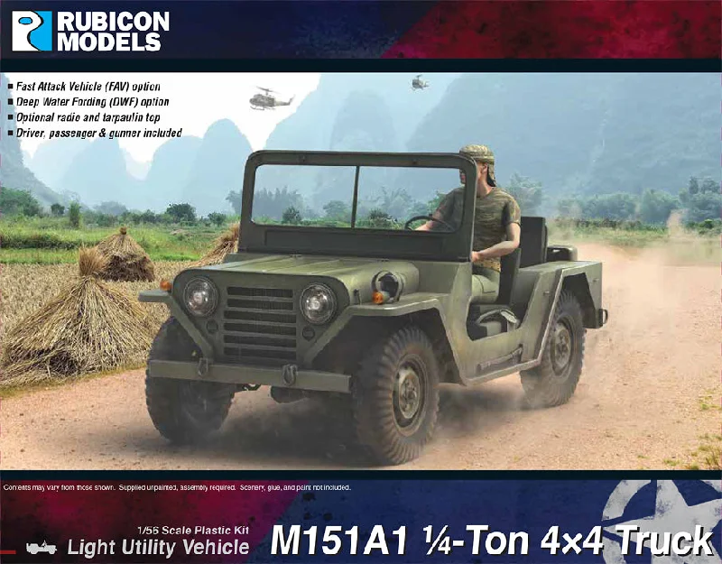 M151A1 ¼ Ton 4×4 Utility Truck- 3 Piece Special