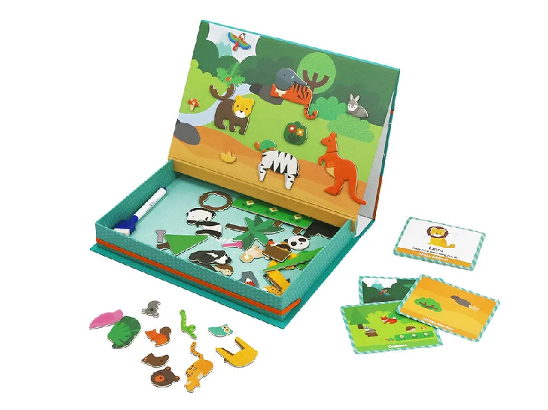 Eco - Friendly Solid Wood Educational Toys with Shape - Sorting Features for 1 - 3 Year OldsMagnetic Art Case Animal World Eco - Friendly Solid Wood Educational Toys with Shape - Sorting Features for 1 - 3 Year OldsMagnetic Art Case Animal World