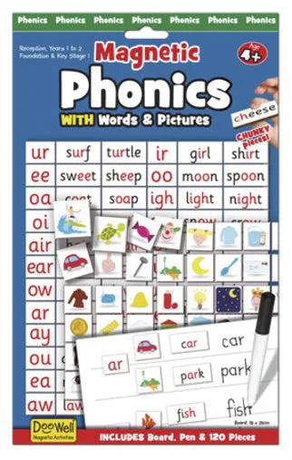 Sustainable Solid Wood Educational Toys with a Language - Learning Activity BookMagnetic Phonics With Words and Pictures Sustainable Solid Wood Educational Toys with a Language - Learning Activity BookMagnetic Phonics With Words and Pictures
