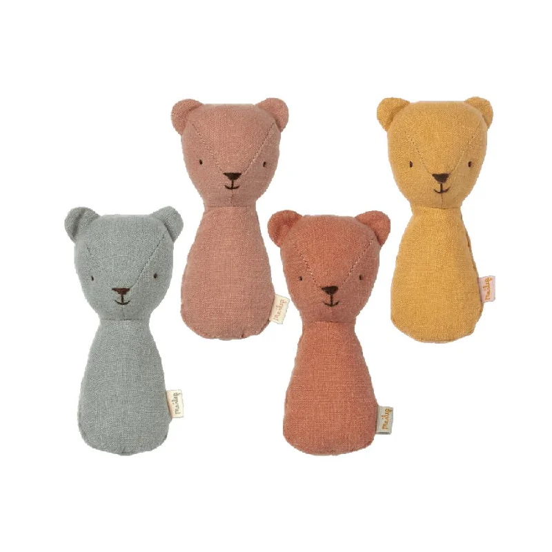 Eco - Conscious Solid Wood Educational Toys with a Social - Skills Development GameMaileg Teddy Linen Rattle - assorted colours Eco - Conscious Solid Wood Educational Toys with a Social - Skills Development GameMaileg Teddy Linen Rattle - assorted colours