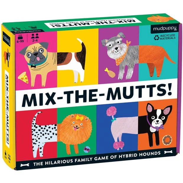 Sustainable Wooden Educational Toys with Counting and Number Recognition ElementsMix the Mutts Game Sustainable Wooden Educational Toys with Counting and Number Recognition ElementsMix the Mutts Game