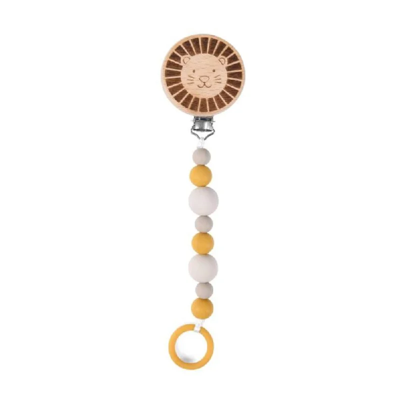 High - Grade Solid Wood Educational Toys for Improving Hand - Eye CoordinationMoulin Roty Wooden Lion Soother Clip High - Grade Solid Wood Educational Toys for Improving Hand - Eye CoordinationMoulin Roty Wooden Lion Soother Clip