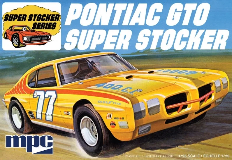N - Scale Model Train Layout with a City - Themed Background and Animated FiguresMPC 939 1:25 1970 Pontiac GTO Super Stocker N - Scale Model Train Layout with a City - Themed Background and Animated FiguresMPC 939 1:25 1970 Pontiac GTO Super Stocker