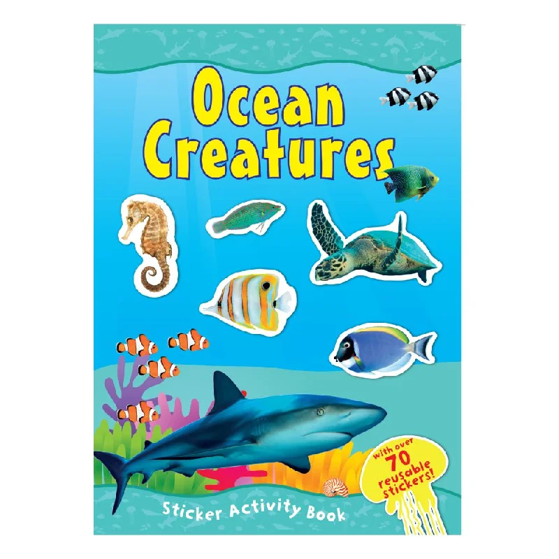 Hand - Made Wooden Educational Toys with a Space - Exploration SimulationOcean Creatures Sticker Activity Book Hand - Made Wooden Educational Toys with a Space - Exploration SimulationOcean Creatures Sticker Activity Book