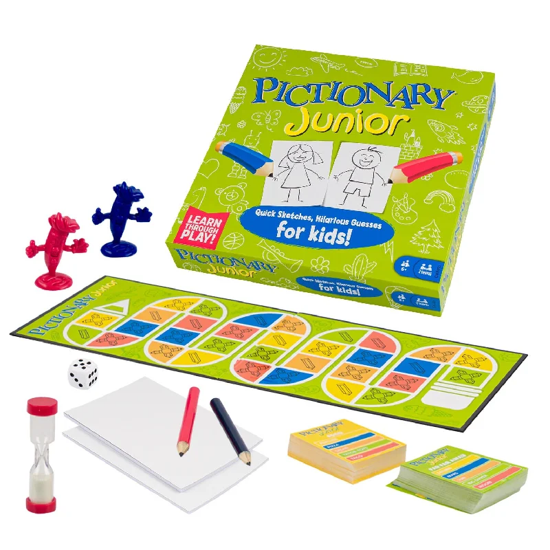 Natural Wood Educational Toys with a Construction and Engineering Play SetPictionary Junior Natural Wood Educational Toys with a Construction and Engineering Play SetPictionary Junior