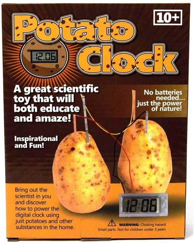 Natural Wood Early Learning Educational Toys for Toddlers' Cognitive DevelopmentPotato Clock Natural Wood Early Learning Educational Toys for Toddlers' Cognitive DevelopmentPotato Clock