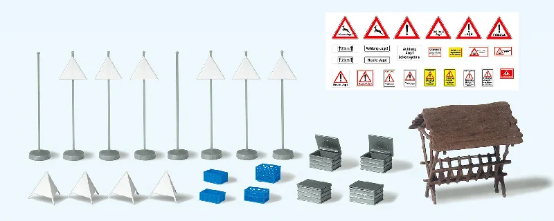 Preiser 17320 HO/OO Gauge Hunting Accessories Kit