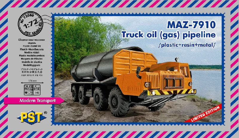 Remote - Controlled Boat with a High - Performance Motor for Water RacingPST 72080 1:72 MAZ-7910 Truck Oil (Gas) Pipeline Remote - Controlled Boat with a High - Performance Motor for Water RacingPST 72080 1:72 MAZ-7910 Truck Oil (Gas) Pipeline