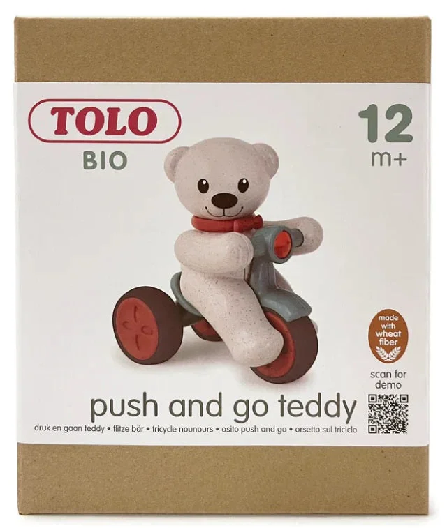 High - Quality Solid Wood Educational Toys for Developing Fine Motor Skills in KidsPush and Go Teddy High - Quality Solid Wood Educational Toys for Developing Fine Motor Skills in KidsPush and Go Teddy