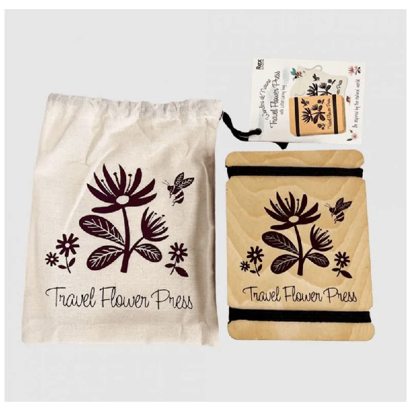 Sustainable Solid Wood Educational Toys with a Language - Learning Activity BookRex London Travel Flower Press Kit Sustainable Solid Wood Educational Toys with a Language - Learning Activity BookRex London Travel Flower Press Kit