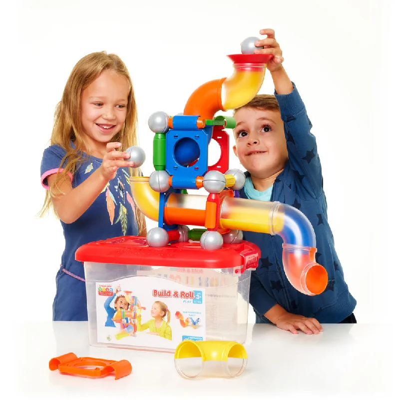 Eco - Friendly Wooden Educational Toys with a Gardening and Plant - Growing KitSmartMax Build And Roll 44 piece Eco - Friendly Wooden Educational Toys with a Gardening and Plant - Growing KitSmartMax Build And Roll 44 piece
