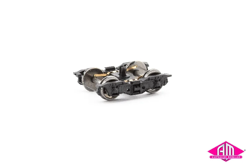SP-91 2AE Bogies with 36" RP25-110 Blackened Metal Disc Wheels - 1 Pair With Pickups