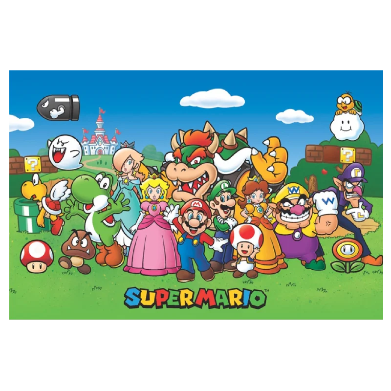 Wireless Charging Video Games Toy Controller Chargers for PC GamersSUPER MARIO LAWN Poster Wireless Charging Video Games Toy Controller Chargers for PC GamersSUPER MARIO LAWN Poster