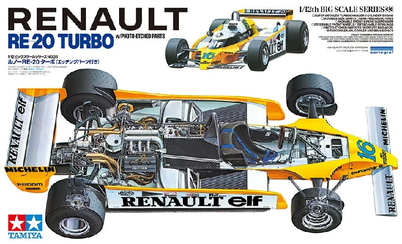 RC Helicopter with a Built - in Camera for Aerial Photography and StuntsTamiya 12033 1:12 Renault RE-20 Turbo RC Helicopter with a Built - in Camera for Aerial Photography and StuntsTamiya 12033 1:12 Renault RE-20 Turbo