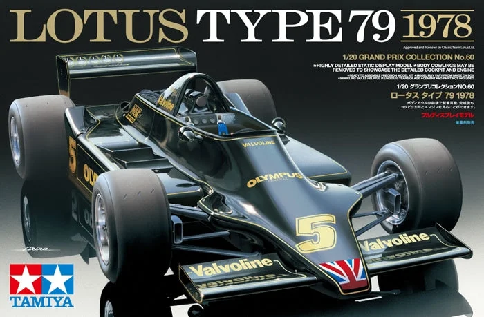 Remote - Controlled Boat with a High - Performance Motor for Water RacingTamiya 20060 1:20 Lotus Type 79 1978 Remote - Controlled Boat with a High - Performance Motor for Water RacingTamiya 20060 1:20 Lotus Type 79 1978