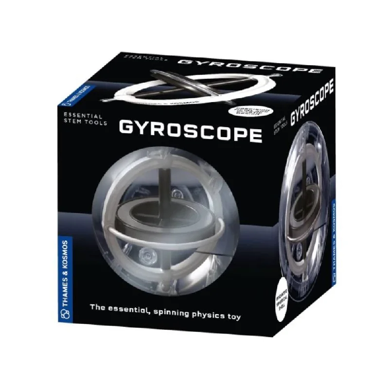 Sustainable Solid Wood Educational Toys with a Language - Learning Activity BookThames & Kosmos Gyroscope Sustainable Solid Wood Educational Toys with a Language - Learning Activity BookThames & Kosmos Gyroscope