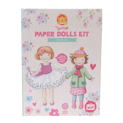 Natural Wood Educational Toys with a Construction and Engineering Play SetTiger Tribe Piccolo Paper Dolls Kit Natural Wood Educational Toys with a Construction and Engineering Play SetTiger Tribe Piccolo Paper Dolls Kit