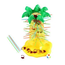 Natural Finish Wooden Educational Toys with a Music - Making Function for 3 - 5 Year OldsTUMBLING MONKEYS Toy Natural Finish Wooden Educational Toys with a Music - Making Function for 3 - 5 Year OldsTUMBLING MONKEYS Toy