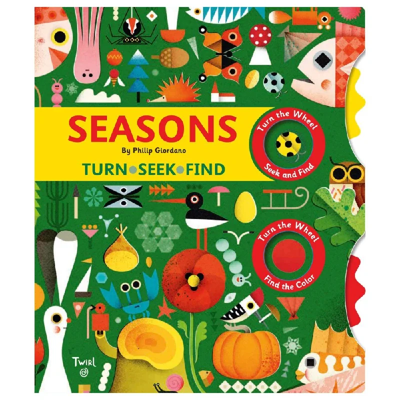 Large - Scale Solid Wood Educational Toys for Group Learning and CollaborationTwirl, Seek & Find Book - Seasons Large - Scale Solid Wood Educational Toys for Group Learning and CollaborationTwirl, Seek & Find Book - Seasons