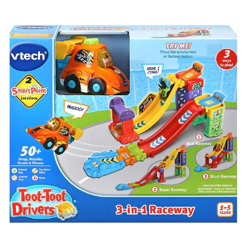 Natural Wood Early Learning Educational Toys for Toddlers' Cognitive DevelopmentVtech toot toot 3 in 1 Raceway Natural Wood Early Learning Educational Toys for Toddlers' Cognitive DevelopmentVtech toot toot 3 in 1 Raceway