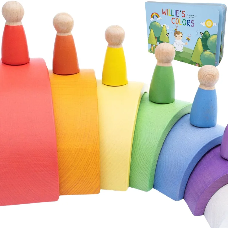Hand - Painted Wooden Educational Toys in a Historical and Cultural ThemeWILLIES RAINBOW WORLD Hand - Painted Wooden Educational Toys in a Historical and Cultural ThemeWILLIES RAINBOW WORLD