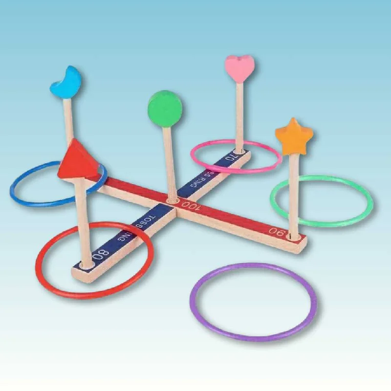 Solid Wood Educational Toys with a Science Experiment Theme for Young LearnersExciting Hand-Eye Coordination Wooden Ring Throw Solid Wood Educational Toys with a Science Experiment Theme for Young LearnersExciting Hand-Eye Coordination Wooden Ring Throw