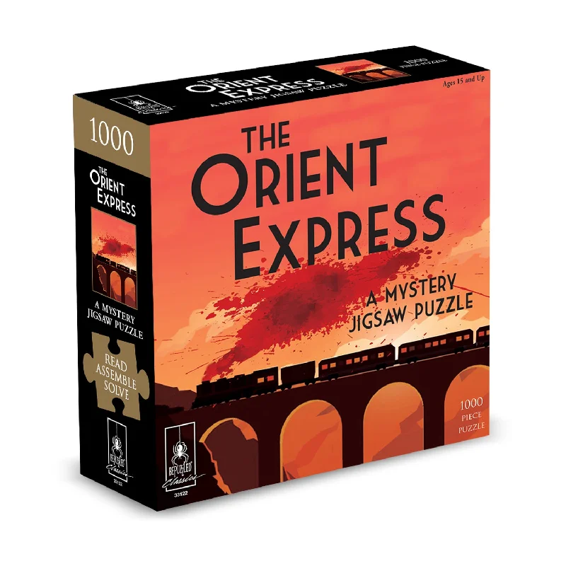 The Orient Express Classic Mystery Jigsaw Puzzle: 1000 Pcs