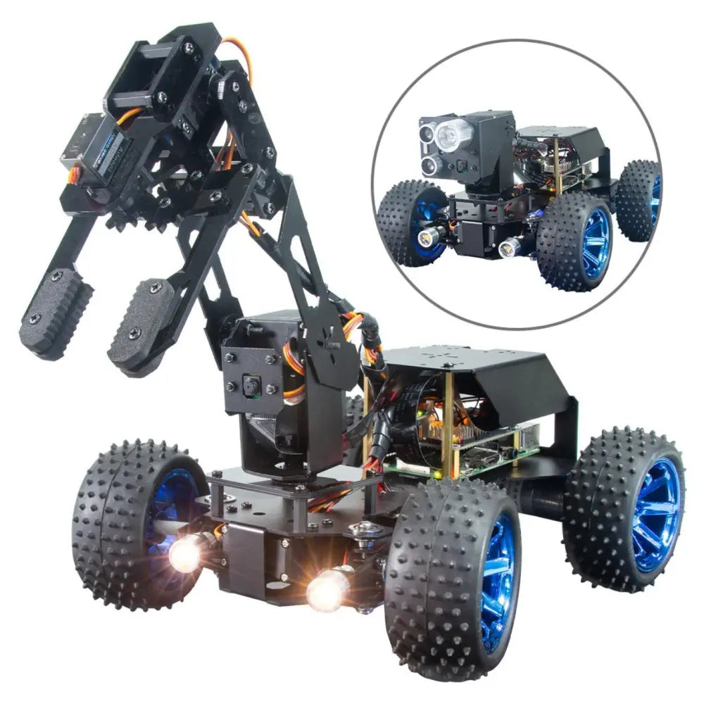 Puzzle - Building Wooden Robots with Interchangeable Parts for Family Bonding TimeAdeept PiCar 4WD Pro Smart Robot Car 2-in-1 Kit w/ 4-DoF Robotic Arm Puzzle - Building Wooden Robots with Interchangeable Parts for Family Bonding TimeAdeept PiCar 4WD Pro Smart Robot Car 2-in-1 Kit w/ 4-DoF Robotic Arm