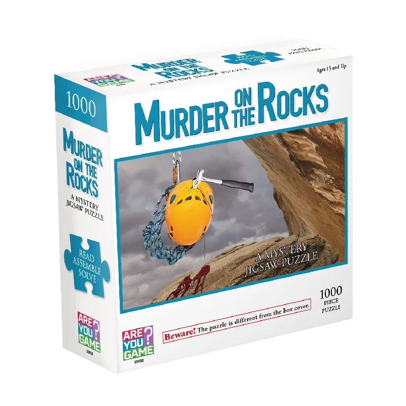 Murder on the Rocks Classic Mystery Jigsaw Puzzle: 1000 Pcs