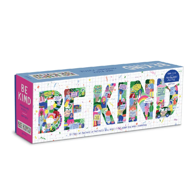 "Be Kind" Panoramic 1000 piece puzzle