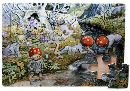 Hand - Carved Wooden Puzzles of Mythical Creatures for Fantasy FansChildren of the Forest Frame Puzzle Hand - Carved Wooden Puzzles of Mythical Creatures for Fantasy FansChildren of the Forest Frame Puzzle