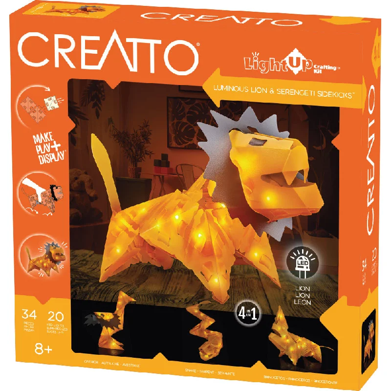 Creatto: Luminous Lion & Serengeti Sidekicks