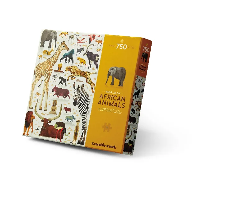 Crocodile Creek 750 pce World of Animals Puzzle