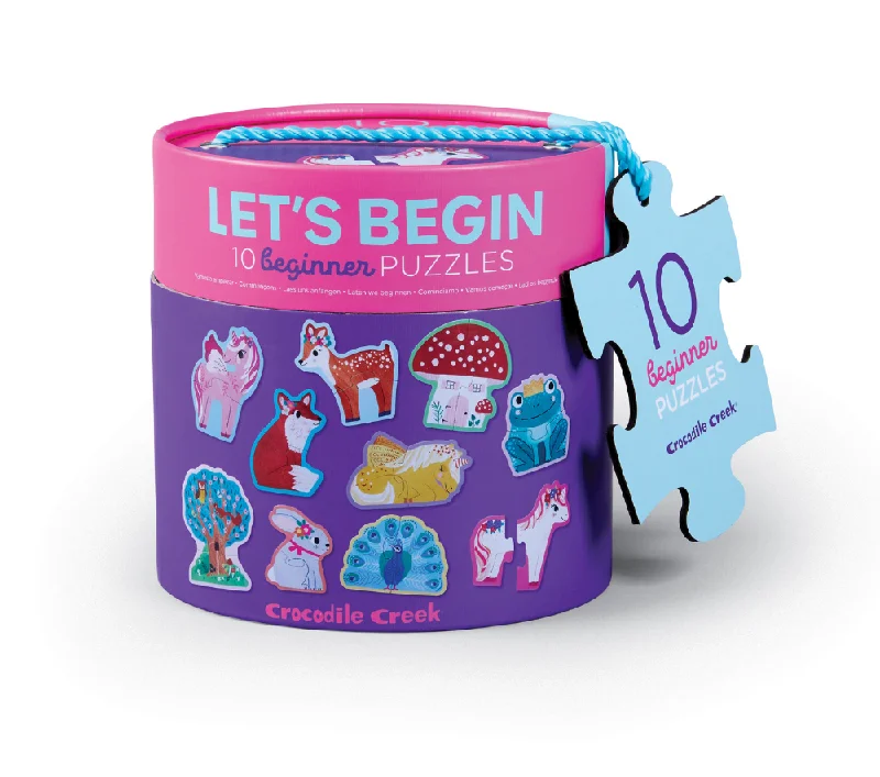Crocodile Creek Let's Begin 2pce Puzzles 'Unicorn'