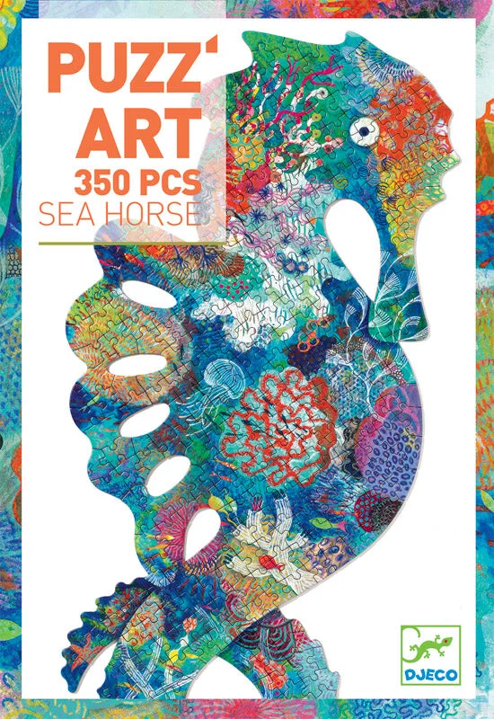 Puzzle - Mat Included Wooden Puzzles with a Botanical Garden Theme for Comfortable AssemblyDjeco Puzzle Sea Horse Puzzle (350 Pieces) Puzzle - Mat Included Wooden Puzzles with a Botanical Garden Theme for Comfortable AssemblyDjeco Puzzle Sea Horse Puzzle (350 Pieces)