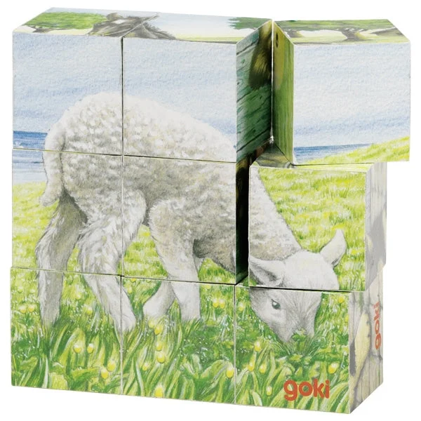 3D Wooden Puzzles of Historic Buildings with Intricate Details for Puzzle CollectorsCube puzzle - Farm animals 3D Wooden Puzzles of Historic Buildings with Intricate Details for Puzzle CollectorsCube puzzle - Farm animals