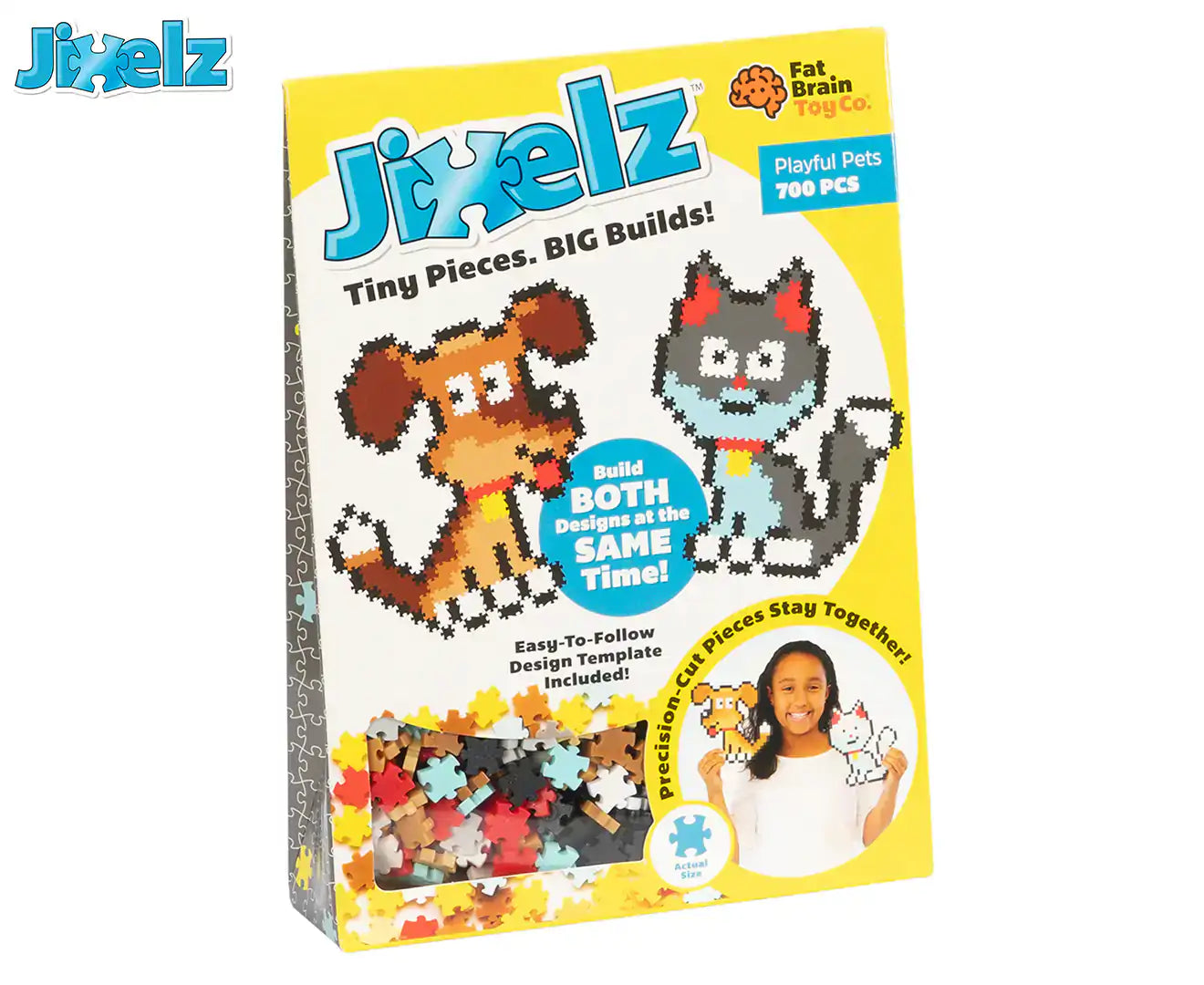 Fat Brain - Jixelz Puzzles - Playful Pets