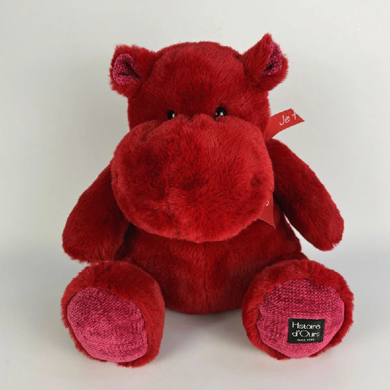 Plush Mermaid Toys with Glittery Tails for Little Girls' Fantasy PlayHistoire d'Ours Hippo Red 40cm Plush Mermaid Toys with Glittery Tails for Little Girls' Fantasy PlayHistoire d'Ours Hippo Red 40cm