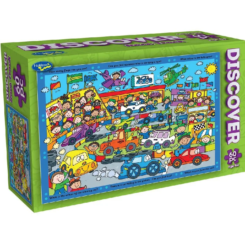Holdsons Discover Series 1 60 Piece Boxed Puzzle Race Track