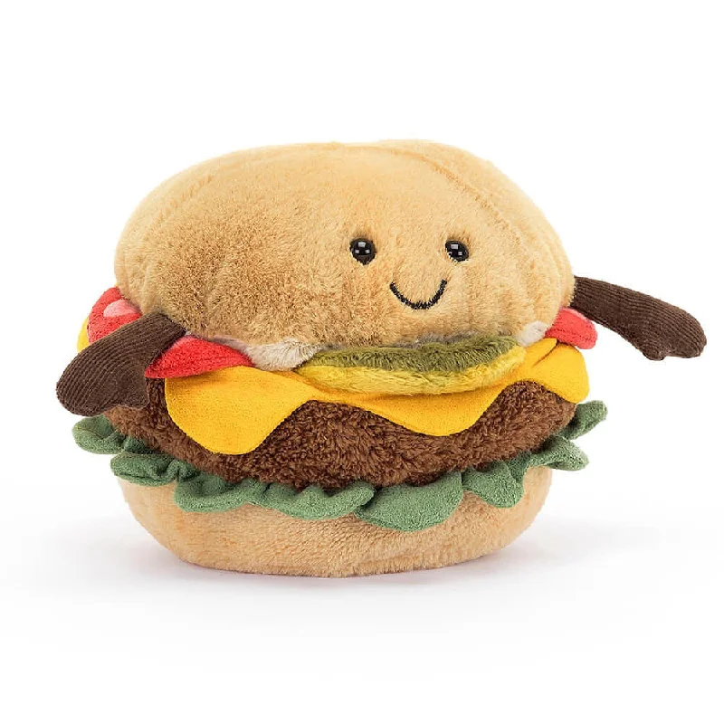 Plush Mermaid Toys with Glittery Tails for Little Girls' Fantasy PlayJellycat Amuseable Burger Plush Mermaid Toys with Glittery Tails for Little Girls' Fantasy PlayJellycat Amuseable Burger