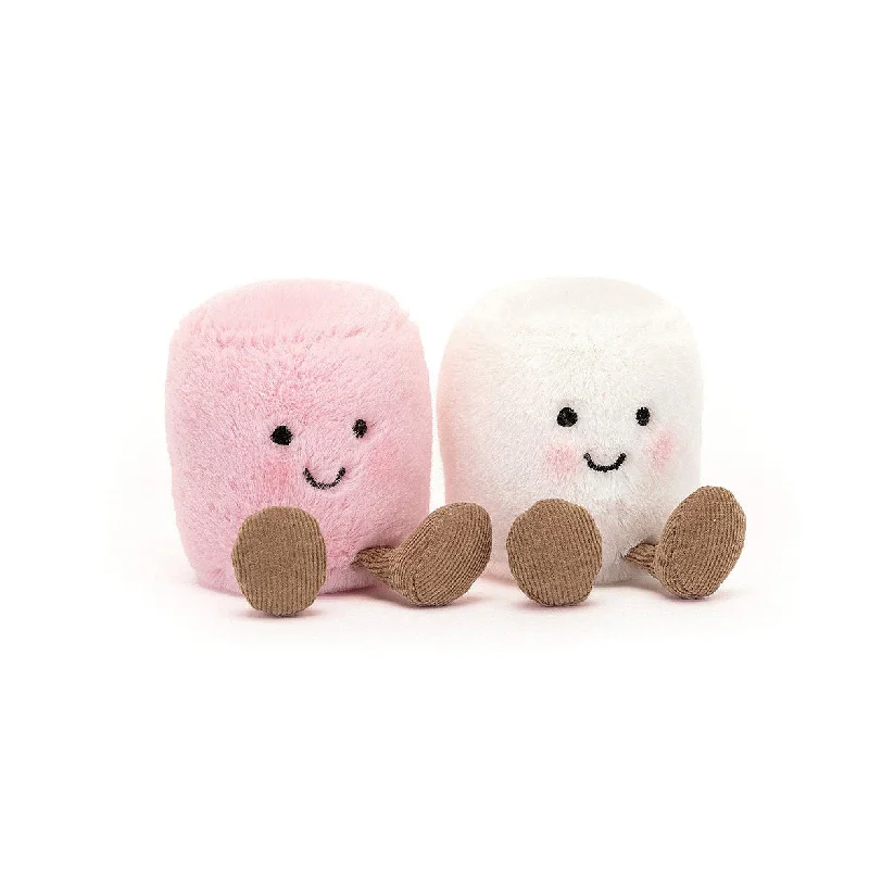 Plush Farm Animal Sets with a Cow, Pig, and Sheep for Nursery DecorJellycat Amuseable Pink and White Marshmallows Plush Farm Animal Sets with a Cow, Pig, and Sheep for Nursery DecorJellycat Amuseable Pink and White Marshmallows